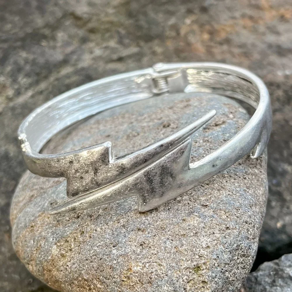 Lightning Bolt Bracelet Hinged - Picture 6 of 8